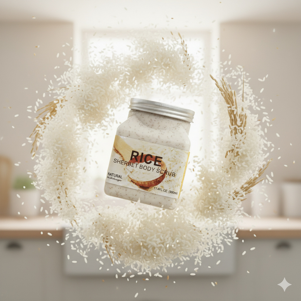 🌾 Exfoliante Corporal de Arroz – Fruit of the Wakali